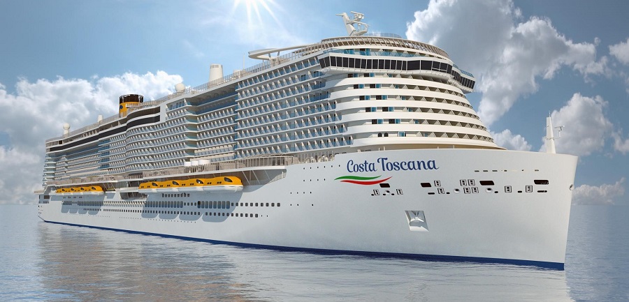 Costa Cruceros celebra la botadura del Costa Toscana